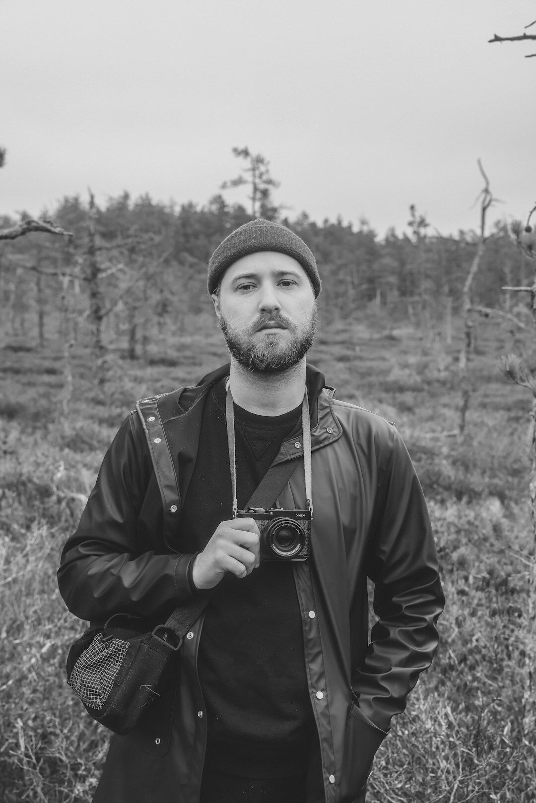 Finnish male camera operator portrait